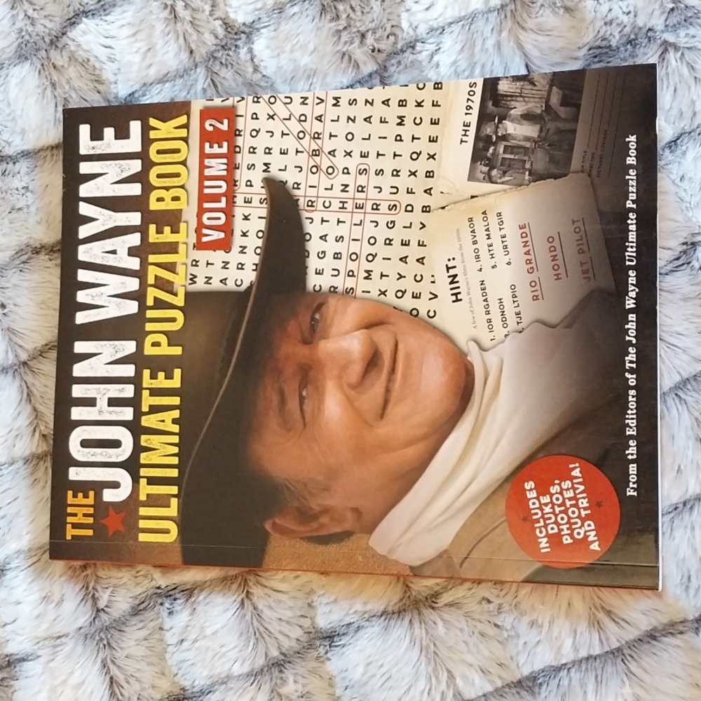 NWT The John Wayne Ultimate Puzzle Book Volume 2